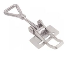 Latch Stainless steel Medium size 26 mm slot for band with Hinged Triangle screw loop
