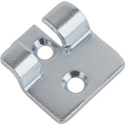 Catch plate Small size Produced from Zinc plated Steel with Countersunk mounting holes.