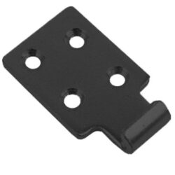 Catch plate Large size Produced from Zinc plated and black color passivated Steel with Countersunk mounting holes.