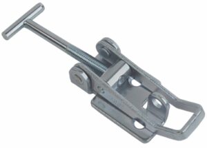 Toggle latch adjustable Medium size countersunk holes with T screw
