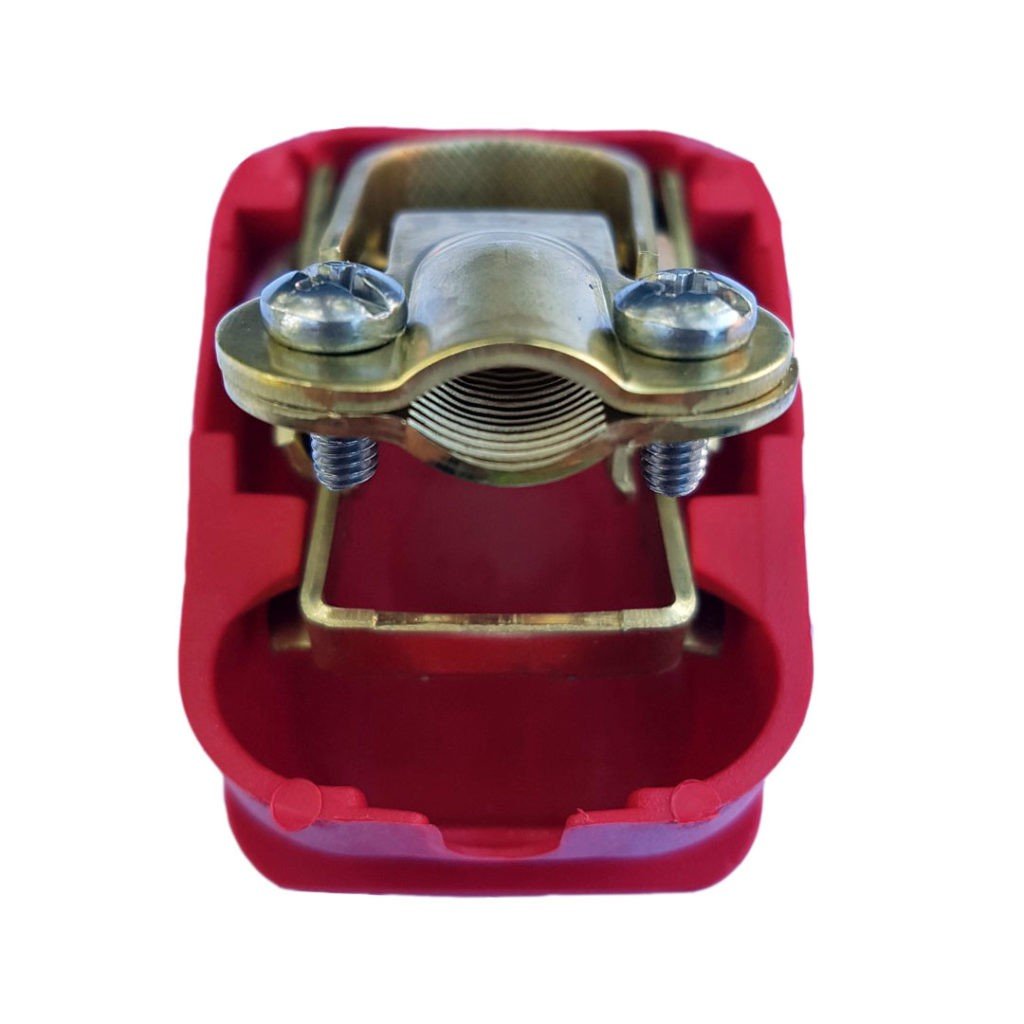 Set of Quick release battery clamps for Automotive Red & Black Ojop