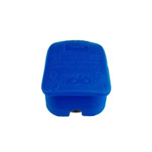 Quick release battery connector Blue color cover to lock on Negative battery pole for bolt on application.