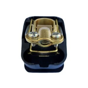 Set of Quick release battery clamps Red and black color covers Positive & Negative for bolt on application.