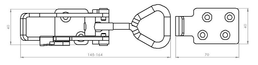 Ojop Toggle latches 700 Series - Ojop Sweden