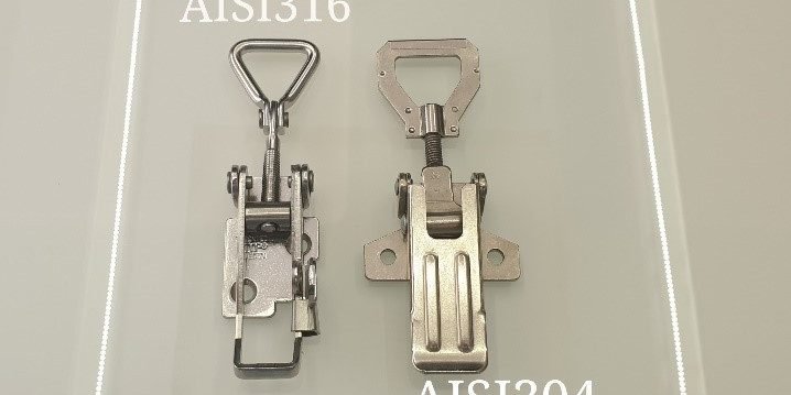 What’s the difference between AISI 304 and AISI 316 stainless steel latches?