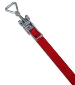 Latch Natural Steel Medium size 19 mm slot for band with Hinged Triangle screw loop