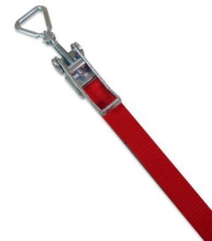Latch Natural Steel Medium size 19 mm slot for band with Hinged Triangle screw loop