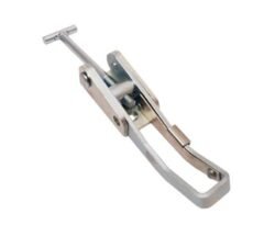 Super Heavy duty latch Zinc plated steel countersunk holes with T screw and safety catch