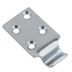 Catch plate Small size Produced from Zinc plated Steel with Countersunk mounting holes.