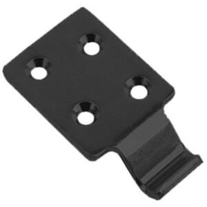 Catch plate Large size Produced from Zinc plated and black color passivated Steel with Countersunk mounting holes.