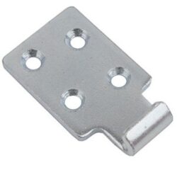 Catch plate Large size Produced from Zinc plated Steel with Countersunk mounting holes.
