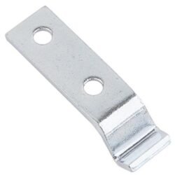 Catch plate Small size Manufactured from Chrome plated Steel with Countersunk mounting holes.
