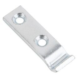 Catch plate Small size Manufactured from Chrome plated Steel with Countersunk mounting holes.