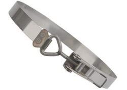 Band clamp produced from 316 Stainless Steel small size Toggle latch welded on Stainless steel band