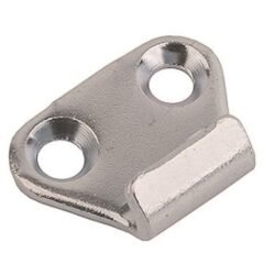 Catch plate Medium size Produced from 316 Stainless steel with Countersunk mounting holes.