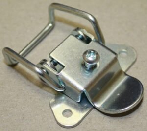Draw latch Small size Steel straight holes with bent Wire link loop