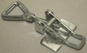 Toggle latch 304 Stainless Steel Medium size for welding with Hinged Triangle screw loop