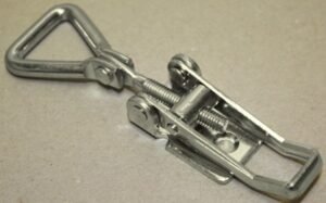 Toggle latch 304 Stainless Steel countersunk holes with Hinged Triangle screw loop