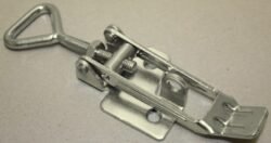 Extra large Toggle latch Stainless Steel countersunk holes with Triangle screw loop