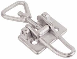 Chrome Heavy duty Toggle latch Drop Forged steel Small size countersunk holes with Triangle screw loop