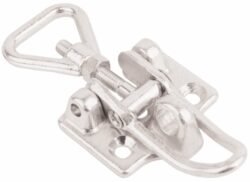 Chrome Heavy duty Toggle latch Drop Forged steel Medium size padlocable countersunk holes with Triangle screw loop