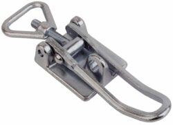 Heavy duty latch Large size for welding padlocable with Triangle screw loop