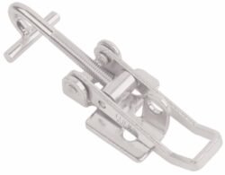 Chrome plated Toggle latch Small size Steel countersunk holes with Bent T screw