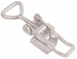Stainless steel adjustable latch Small size for welding with Triangle screw loop and Locking Nut