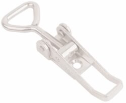 Chrome plated Furniture latch Small size countersunk holes with Triangle screw loop