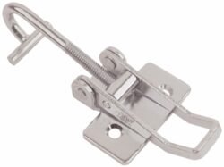 Adjustable Toggle latch Stainless steel Medium size countersunk holes with Bent T screw