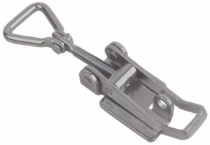 Toggle latch Medium size for welding with Hinged Triangle screw loop
