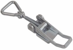 Toggle latch Medium size for welding with Hinged Triangle screw loop