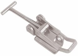 Over centre latch Stainless steel Medium size for welding with T screw