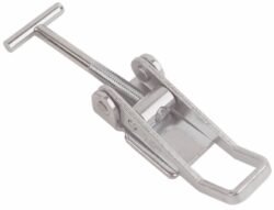 Stainless steel latch Adjustable Over centre Medium size for welding with T screw