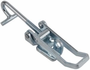 Over centre Toggle latch Large size countersunk holes with Bent T shape rod