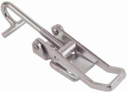 Latch Over centre 316 Stainless steel Large size countersunk holes with Bent T screw