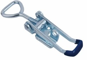 Truck Tool box latch Large size countersunk holes with Triangle screw loop and blue rubber handle