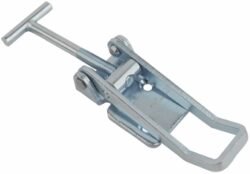 Adjustable Over center latch Large size countersunk holes with T-screw