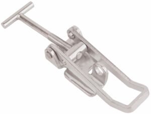 Stainless steel latch Adjustable length Large size for welding with T screw