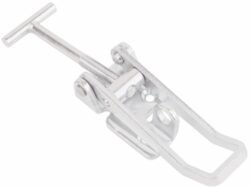 Chrome Toggle latch Large size Steel countersunk holes with T screw