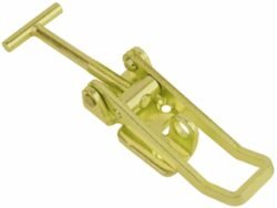 Yellow color Toggle latch Large size Steel countersunk holes with T screw