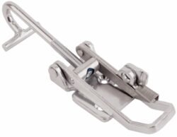 Stainless steel latch Large size countersunk holes with T screw safety catch and friction ring