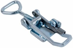 Toggle latch Large size countersunk holes with Triangle screw loop and safety catch