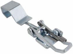 Toggle catch Large size countersunk holes with Canopy hook and safety catch