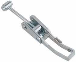 Extra Heavy duty Toggle latch Zinc plated steel countersunk holes with T screw and safety catch