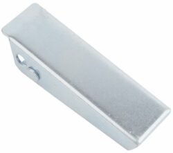 Cabinet latch Stainless Medium size countersunk holes with Covered hook