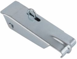 Case Draw latch Zinc plated steel Large size countersunk holes with Covered hook and friction ring