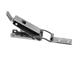 Stainless Draw latch produced from Stainless steel Small size with Countersunk holes and Safety catch