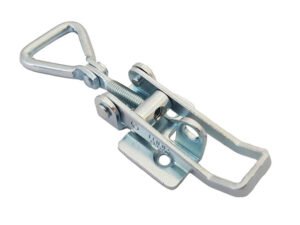 Over centre Toggle latch Small size countersunk holes with Hinged Triangle screw loop