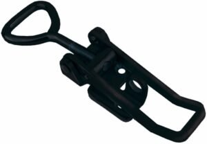 Black military latch Large size countersunk holes with Triangle screw loop